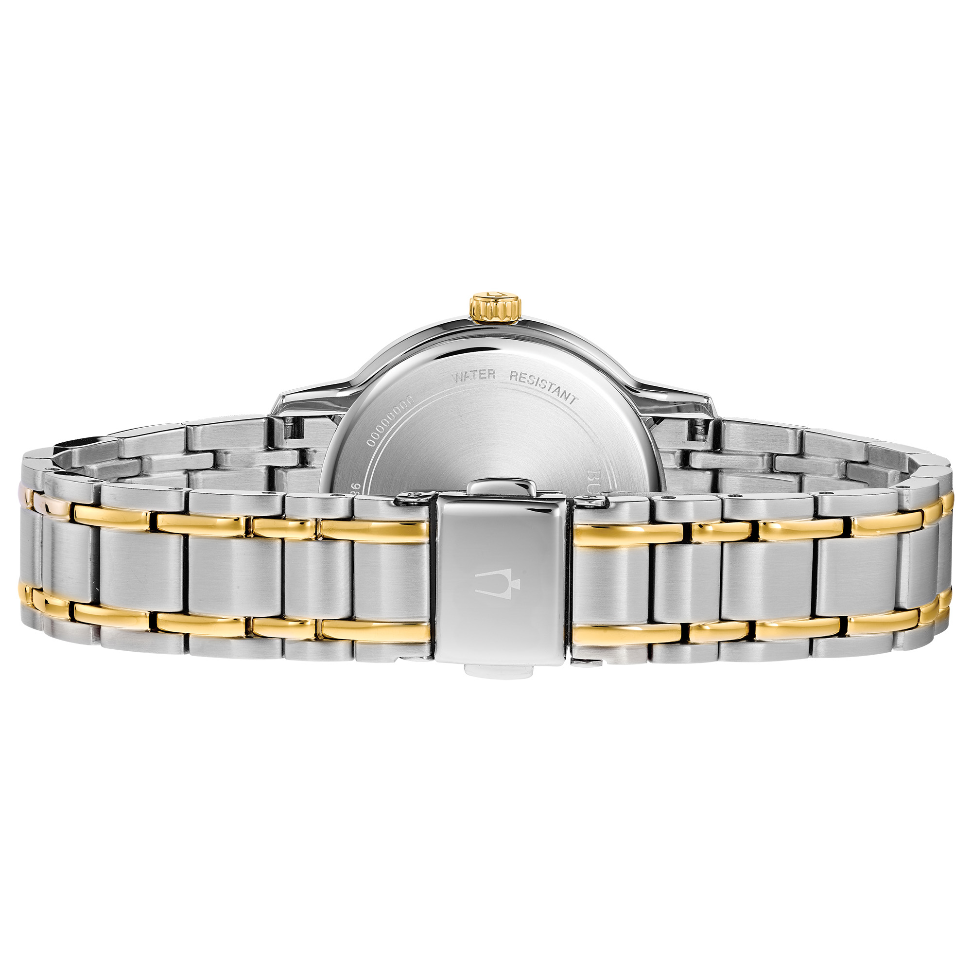 Bulova Women's Diamond Two-Tone Stainless Steel Watch 98P175