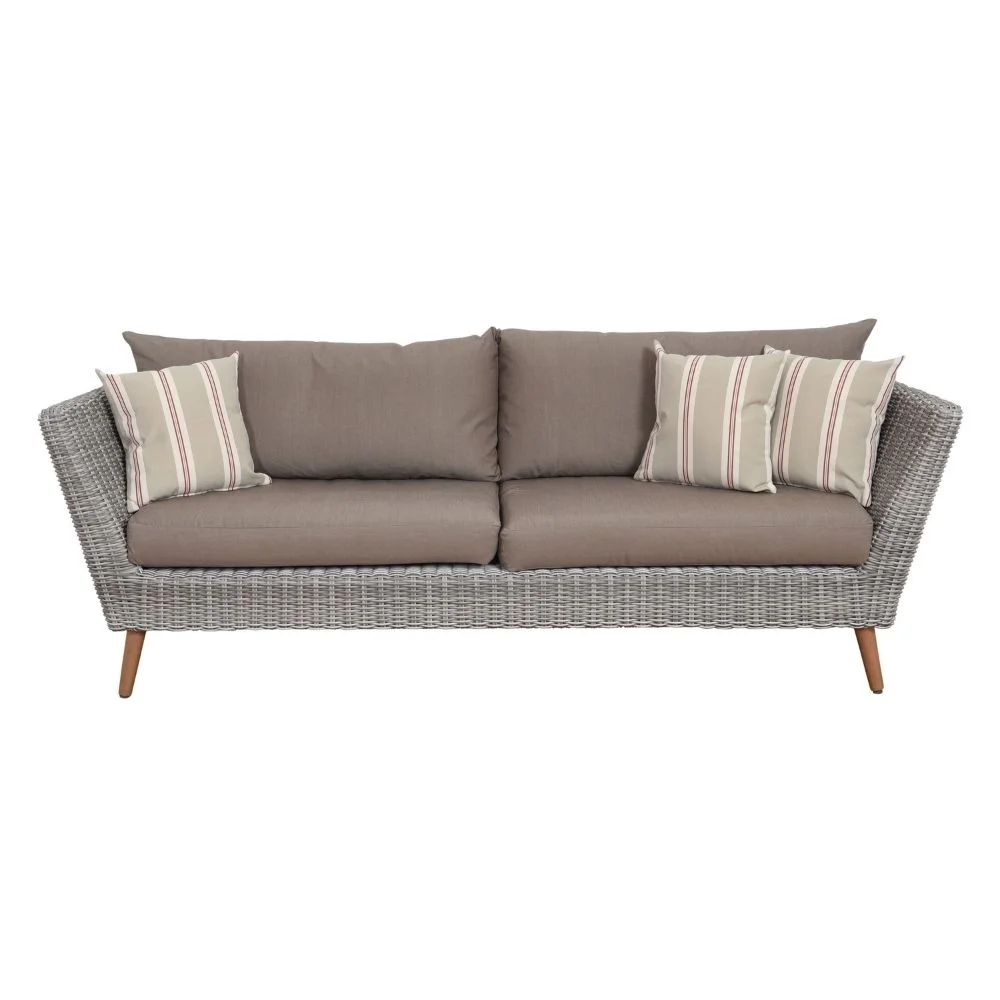 Midtown Concept Kent Sofa | Durable Wicker | Ideal for Indoors