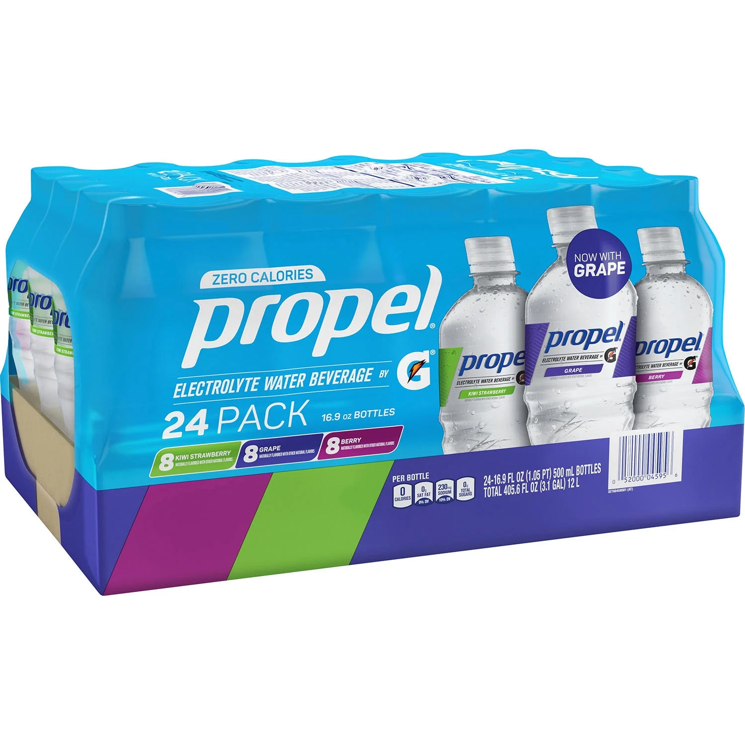 Propel Zero Calorie Flavored Water Variety Pack (16.9oz / 24pk)