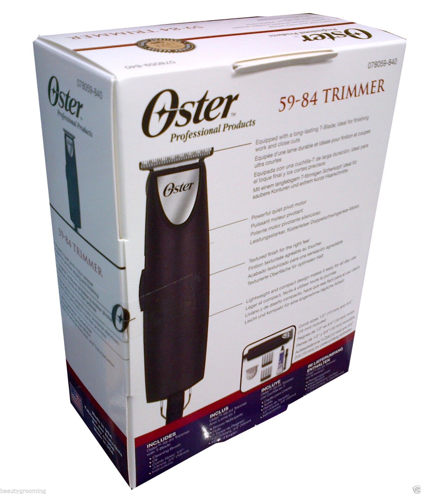 Oster Professional 220v Hair Trimmer T-finisher 76059-840 Whisper Motor