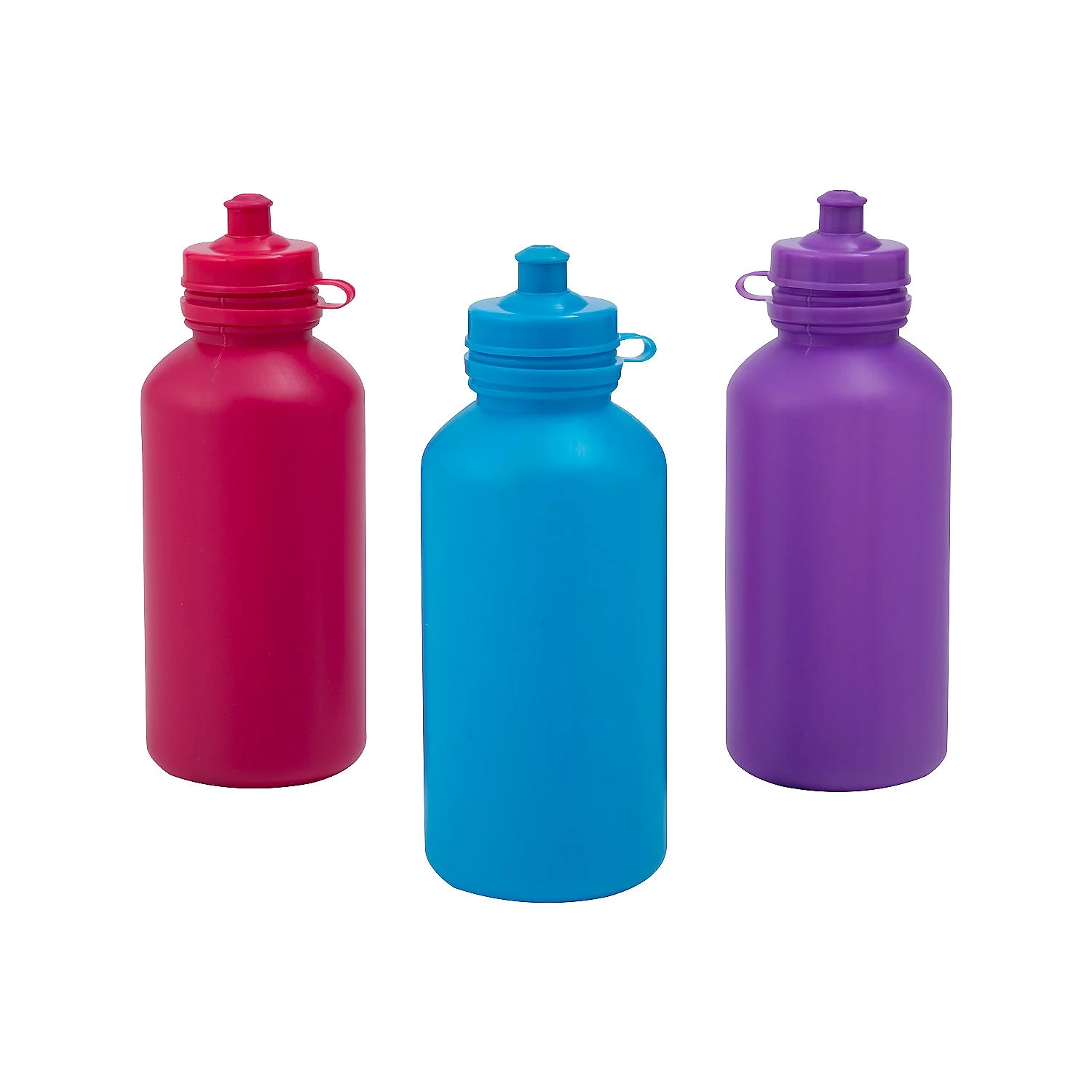 Fun Express Bright BPA-Free Plastic Water Bottles - 12 Ct