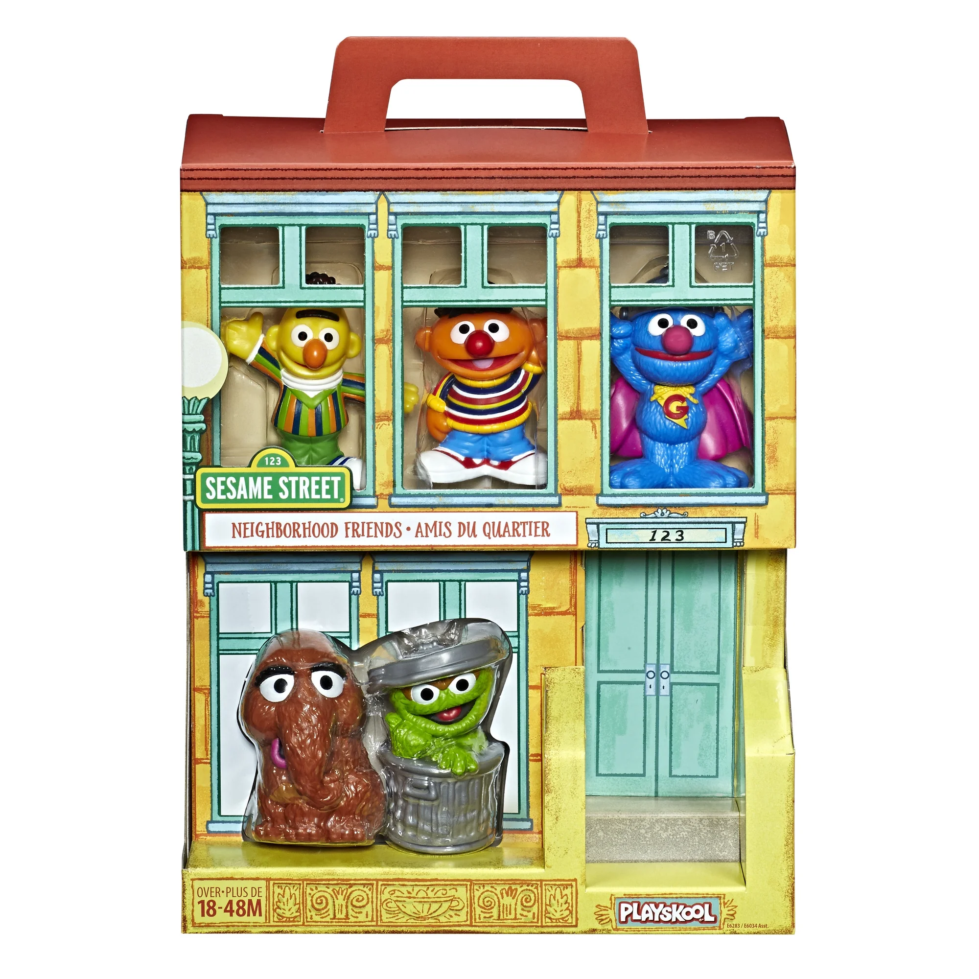 Sesame Street Neighborhood Friends, 5 Figures, 3-inches