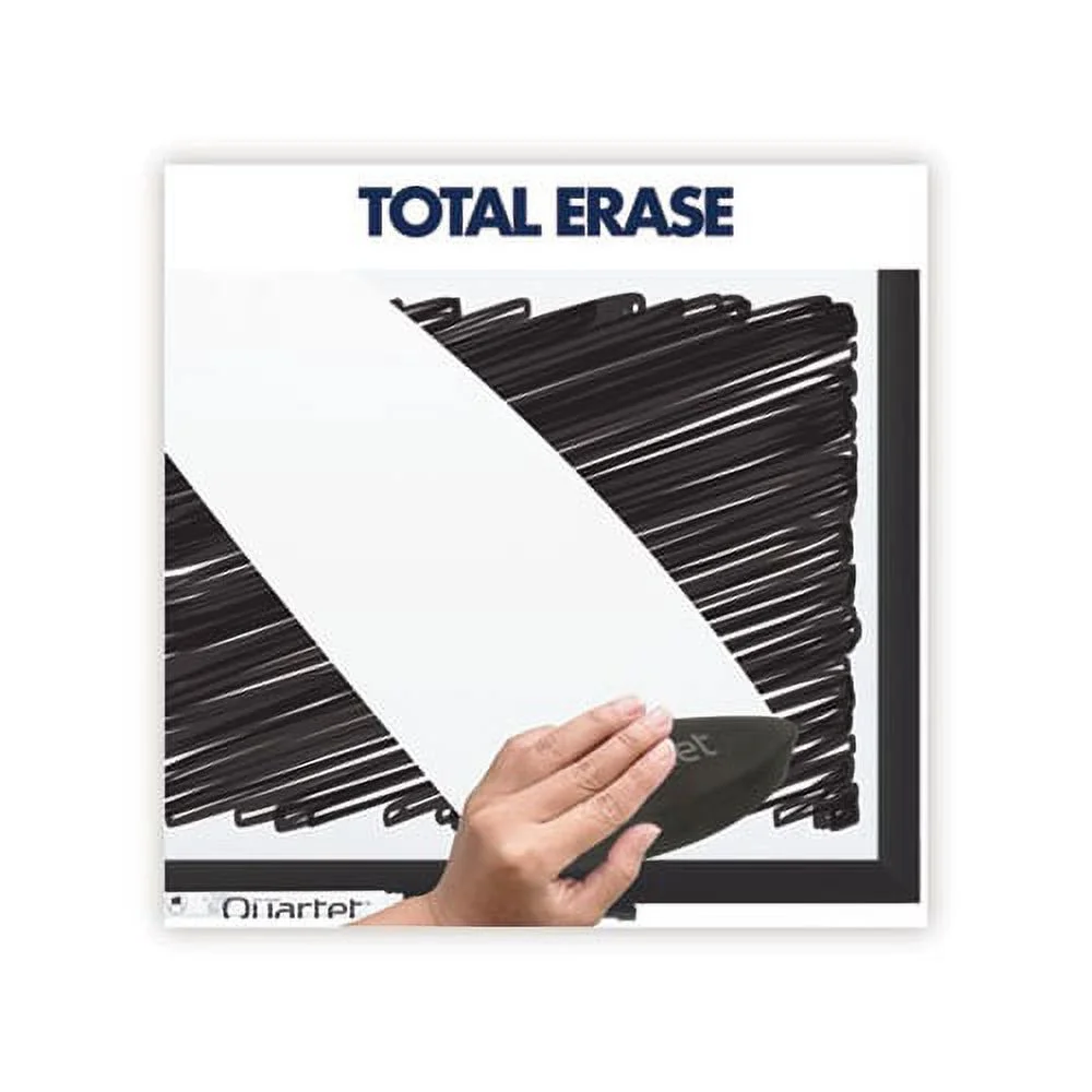 Classic Series Total Erase Dry Erase Board 48 x 36, White Surface, Black Frame