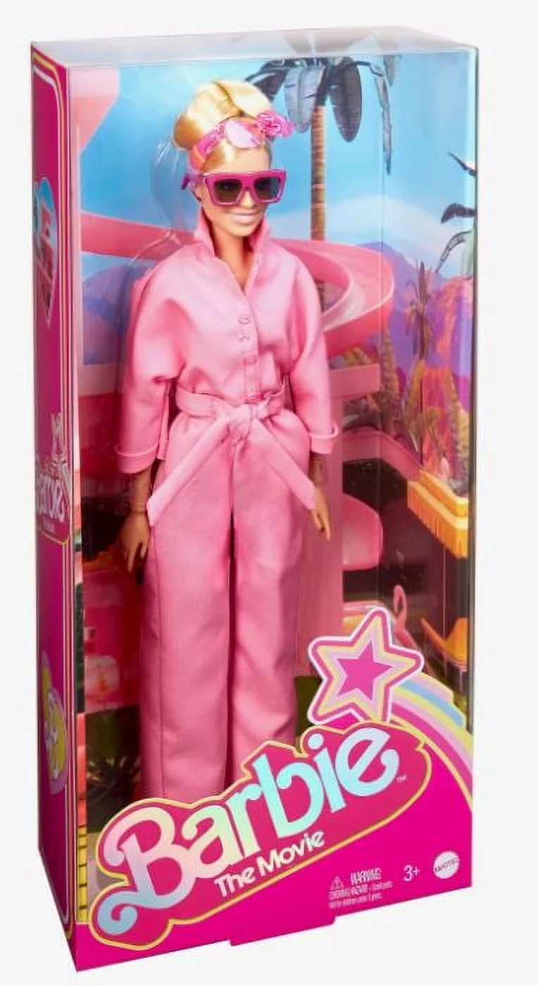 Barbie The Movie Collectible Doll Margot Robbie as Barbie in Pink Power Jumpsuit (Exclusive)