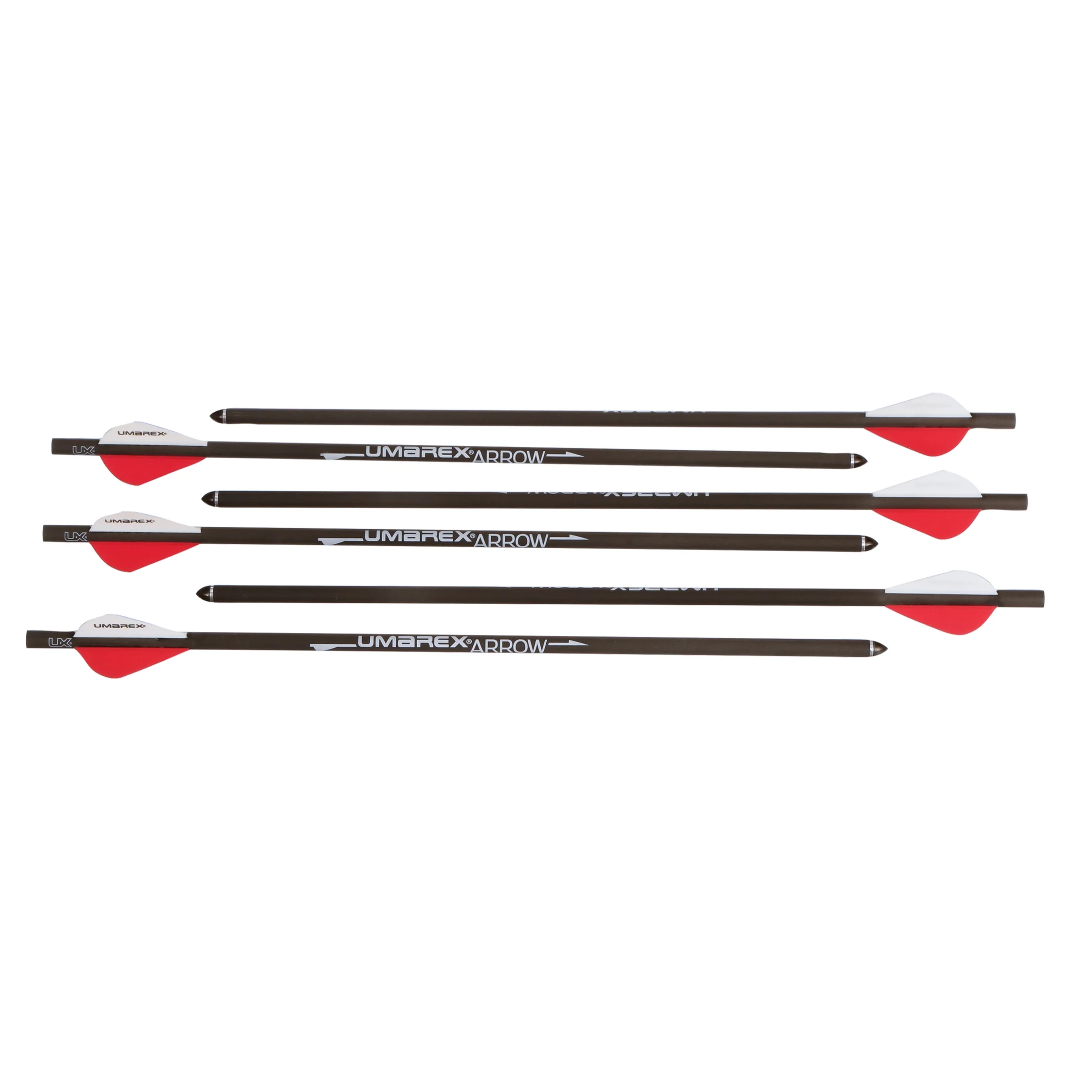 Umarex Air Javelin Carbon Fiber Air Archery Arrows, Gray with Field Tips 6-Pack