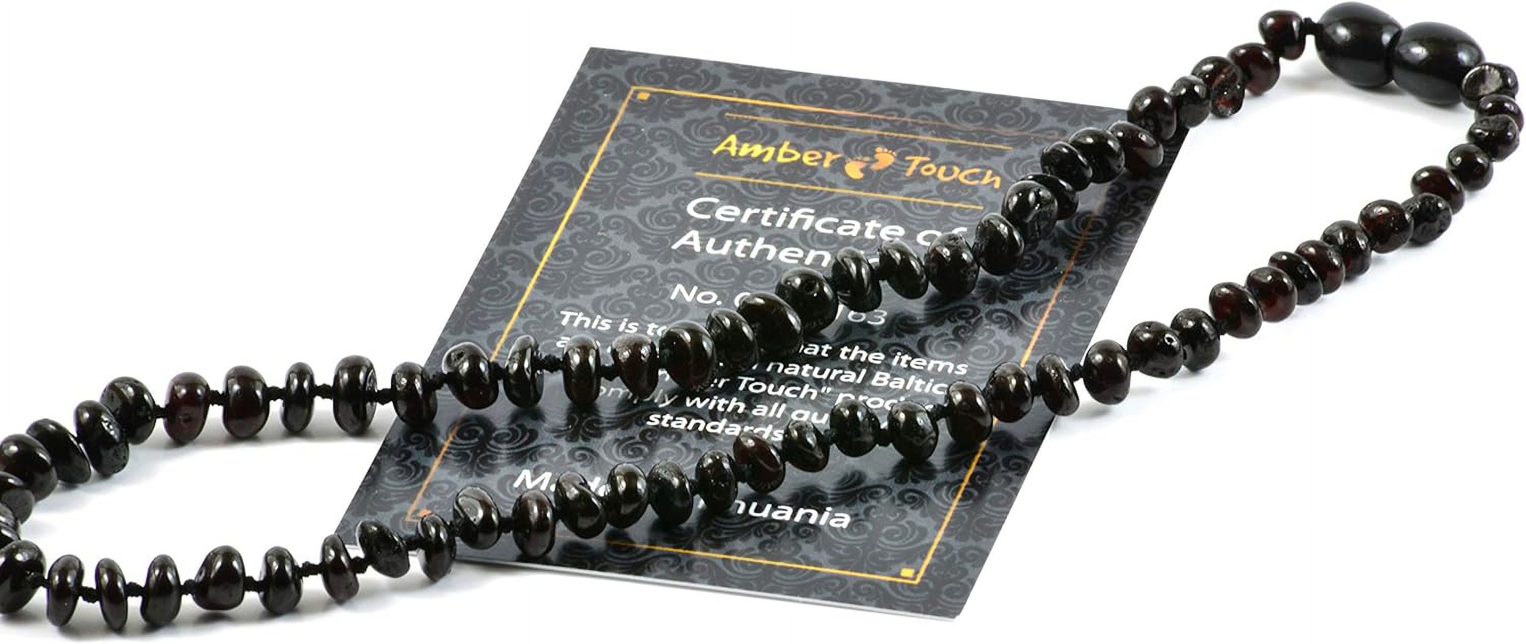 Baltic Amber Necklace (Unisex 13 in.) Natural Amber from Baltic Region, Genuine Amber