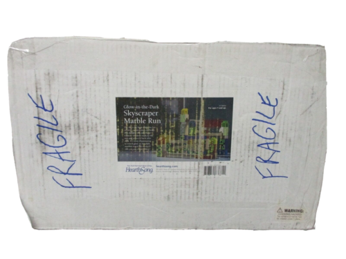 HearthSong Skyscraper Glow-In-The-Dark Marble Run