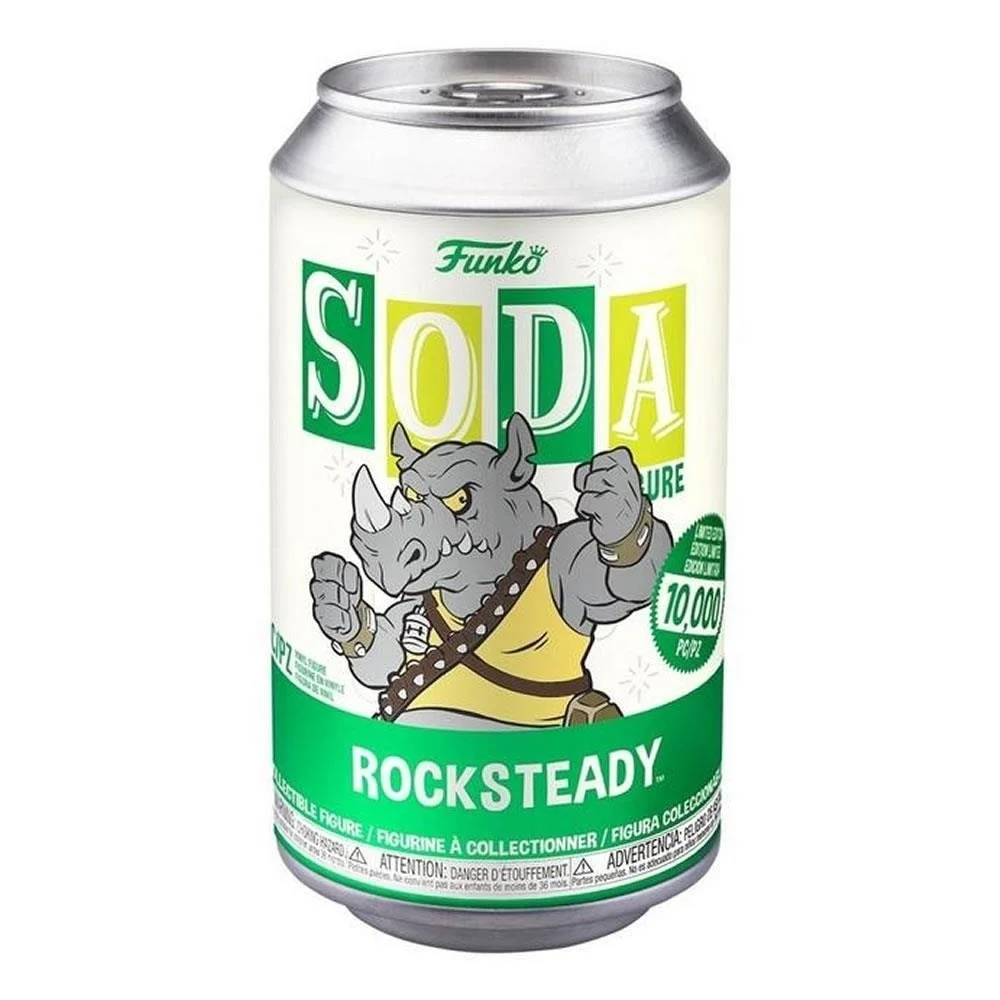 Funko Soda TMNT Rocksteady Teenage Mutant Ninja Turtles Vinyl Figure