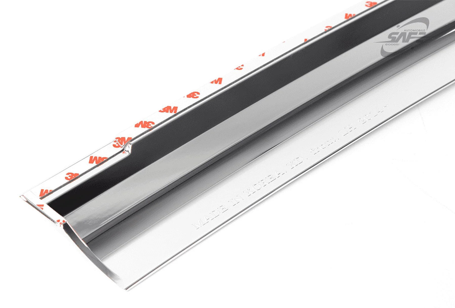 Chrome Side Window Visors Rain Guards Deflectors for 2017-2021 Tesla Model 3