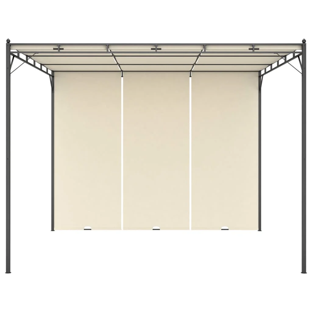 Buyweek Garden Gazebo with Side Curtain 118.1