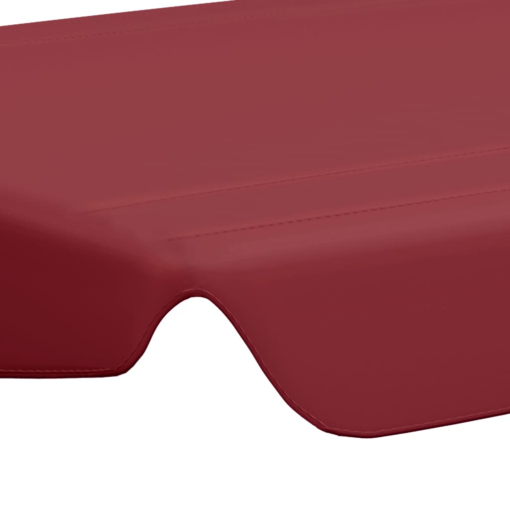 Replacement Canopy for Garden Swing Wine Red 74