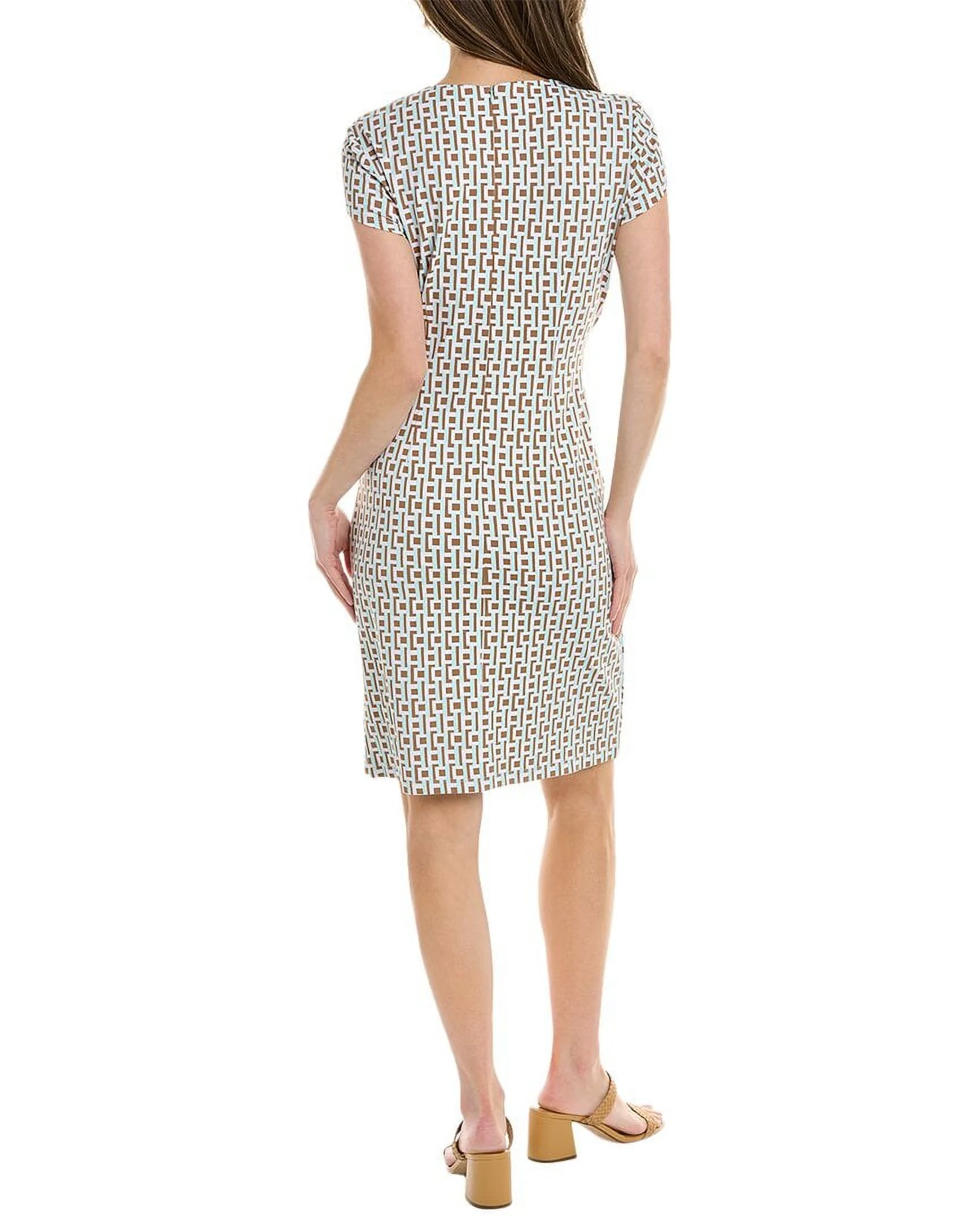 J.McLaughlin womens  Havanna Catalina Cloth Midi Dress, XL, White