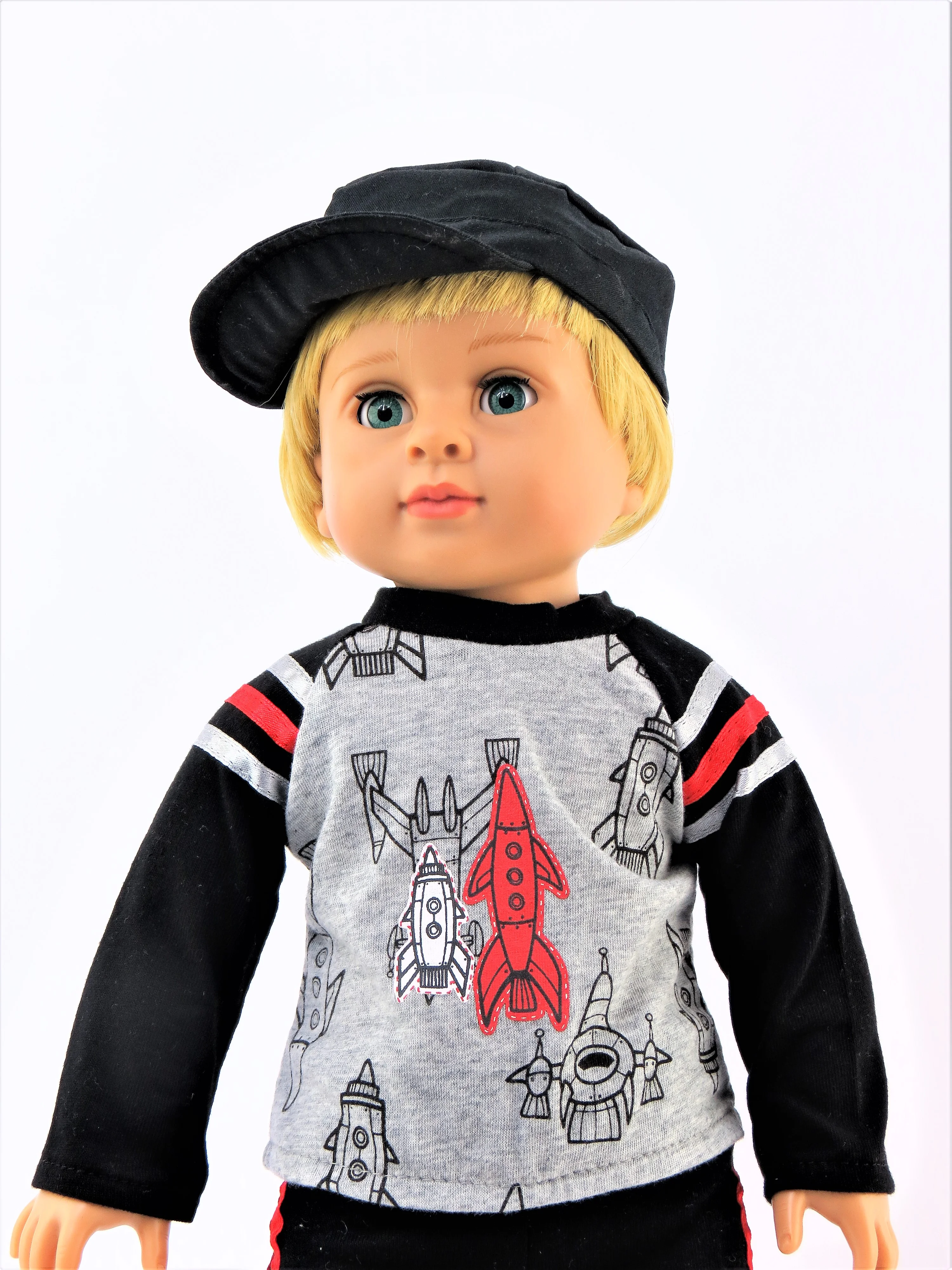 Rocket Ship Pant Set For 18 Inch Dolls