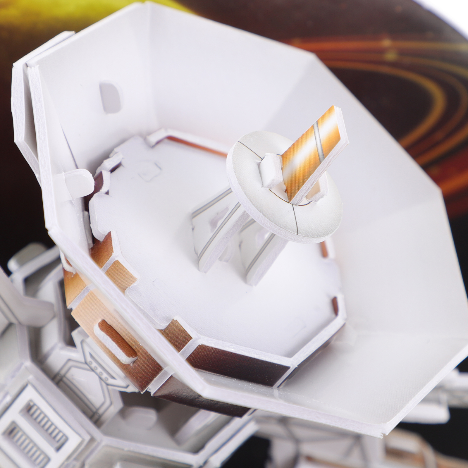 Space 3d Puzzle Funny Spacecraft Paper Kid Jigsaw Puzzles for Kids Spaceship Toys Science Educational Toddler