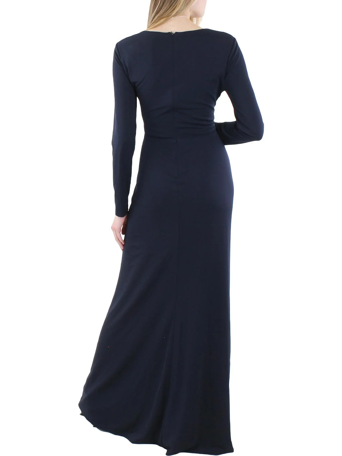 Lauren Ralph Lauren Womens V Neck Long Evening Dress