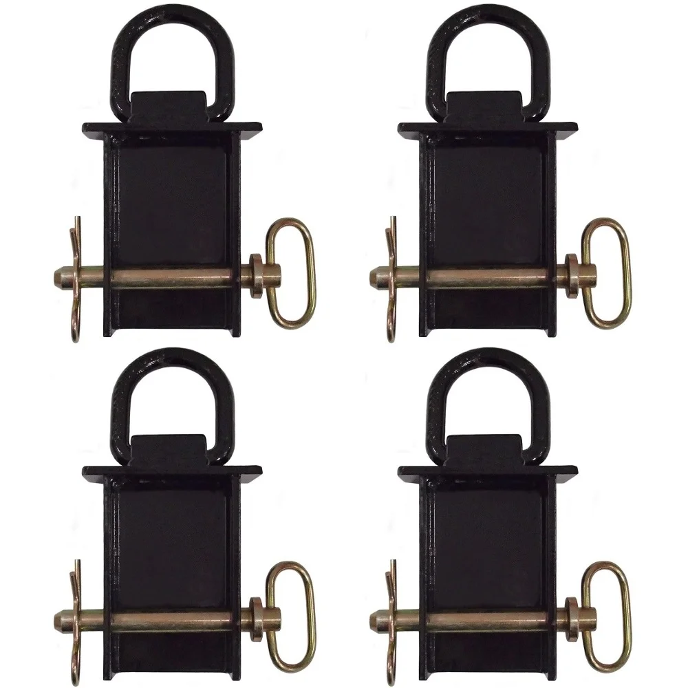 RAParts Four Removable Stake Pocket D-Rings Fits Flatbed & Utility Trailer Pockets B38SP