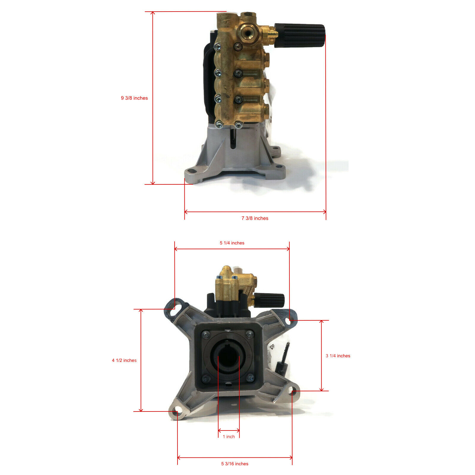The ROP Shop | Power Washer Pump RSV4G40HDF40-EZ With Chemical Hose For Briggs & Stratton 6214. TRS Part Number: 800275