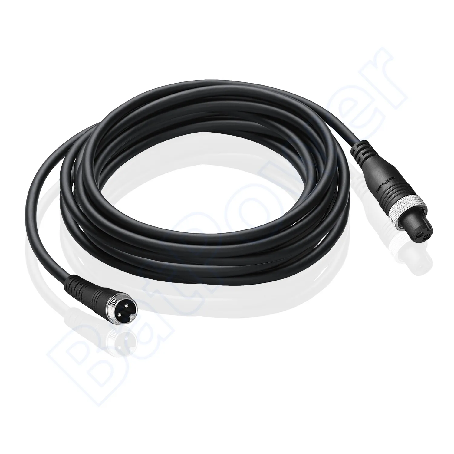 1.0M 2 Pin Electric Fishing Reel Battery Power cord Cable For Daiwa 200J-300J-500J-750MJ Daiwa 750 Tanacom SB800MJ SB270MM LB270MM