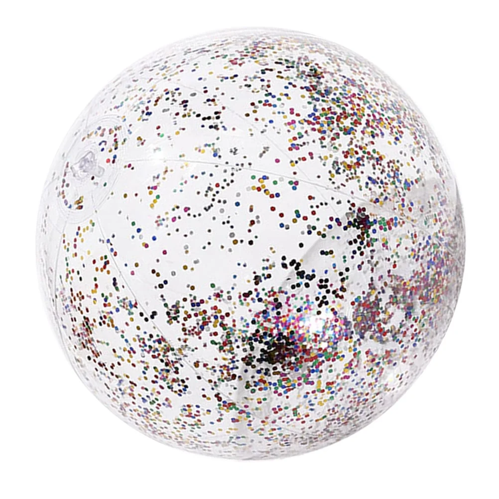 Inflatable Beach Ball 1PC Inflatable Transparent Beach Ball PVC Inflatable Ball Water Playing Toy