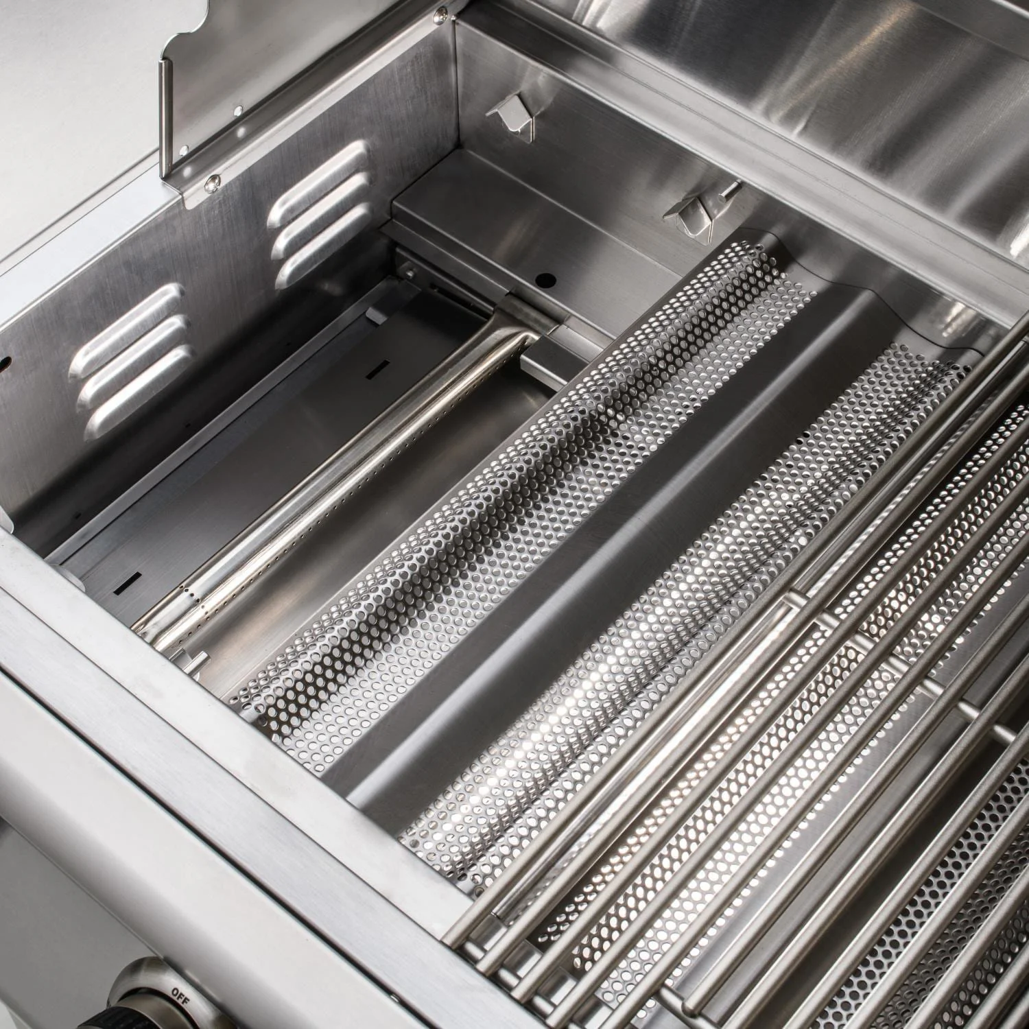 Outdoor Kitchen 3 Burner Built In Propane Gas Grill (Head Only) - 25 Inch Drop In Three Burner Backyard Grill Station Liquid Propane LP By Blaze Grills