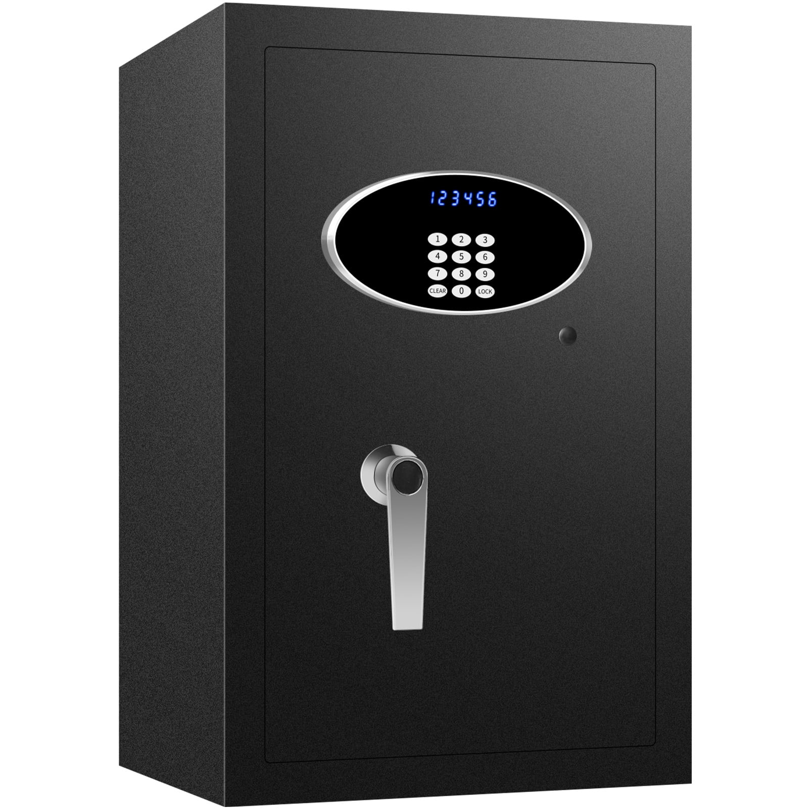 RETLLAS 2.7 Cu Ft Money Large Safe Box for Home | Fireproof Security Safe Box with Keys & Pass Code | Digital Ring Keypad | Hide Password | Vibration Alarm