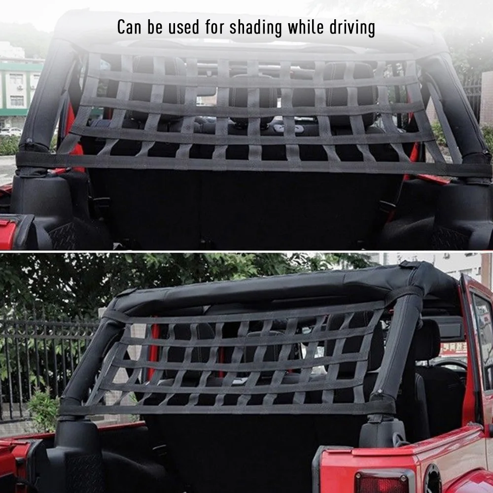 walmeck Car Roof Soft Cover Rest Bed Hammock Replacement for Jeep Wrangler JK 07-18