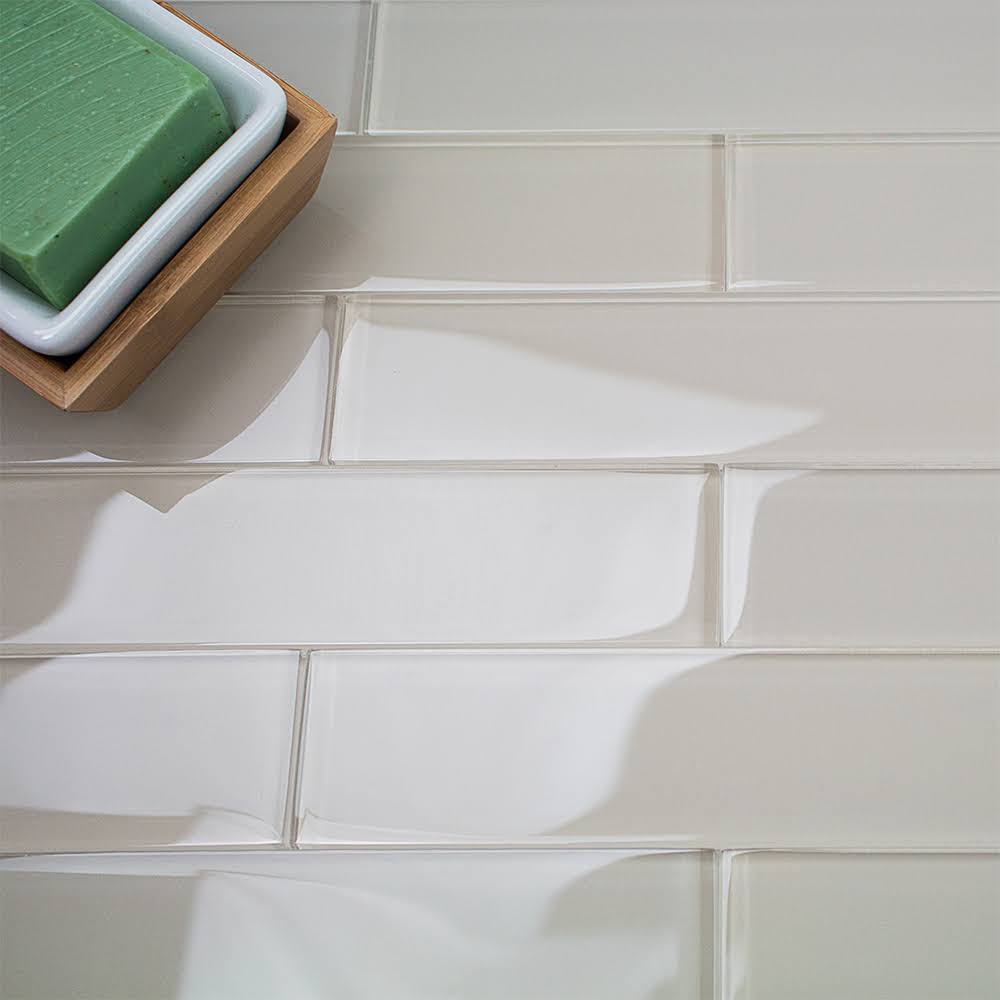 Tilebar Loft Sand Beach 2x8 Polished Glass Tile