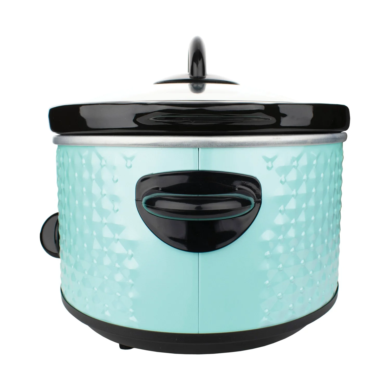 Brentwood Appliances Sc-136bl 3.5-quart Diamond-pattern Slow Cooker (blue)