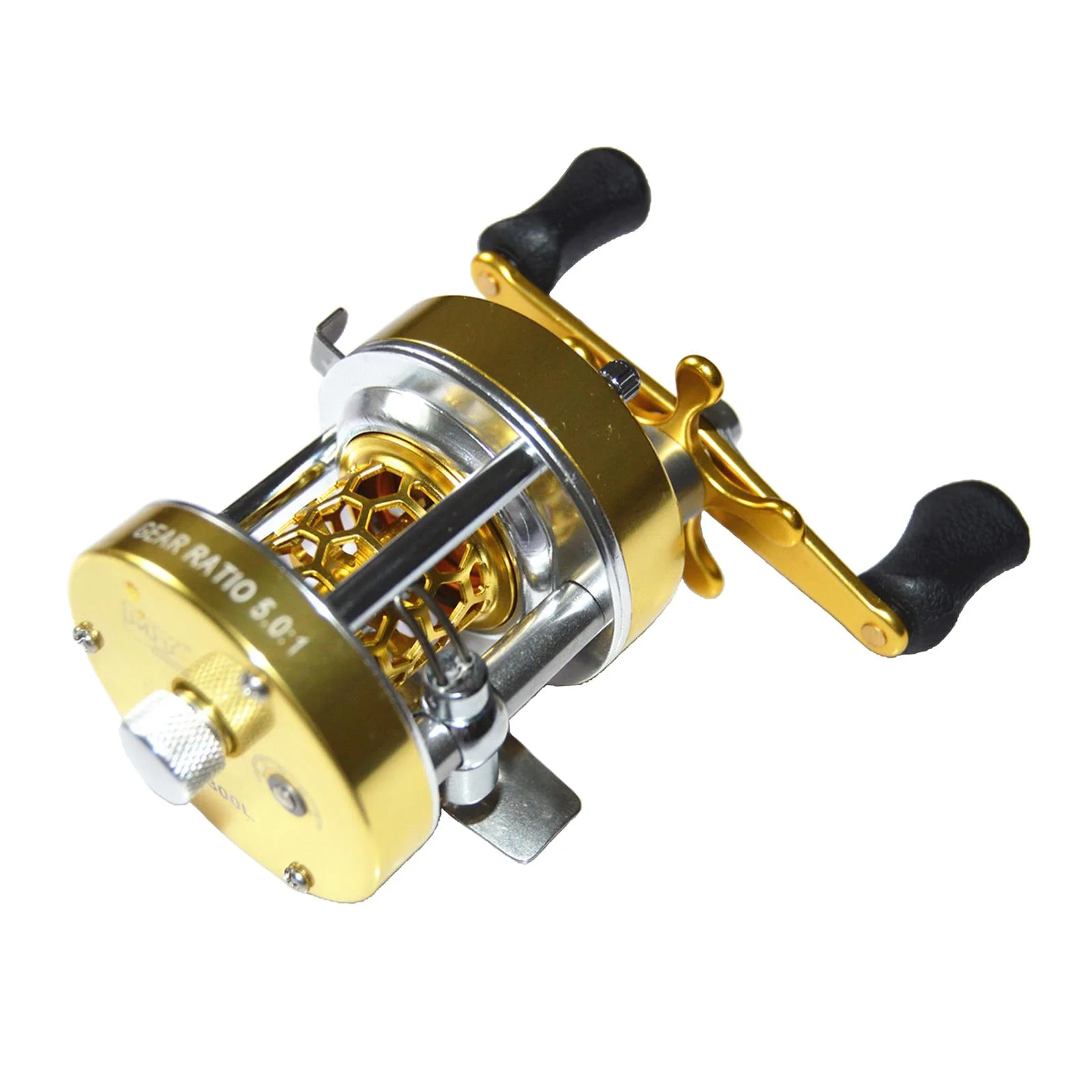W300L/W300R Fishing Reel 5.0:1 Gear Ratio Fish Line Reel saltwater and freshwater Fishing Reel Star Drag System Aluminum Spool