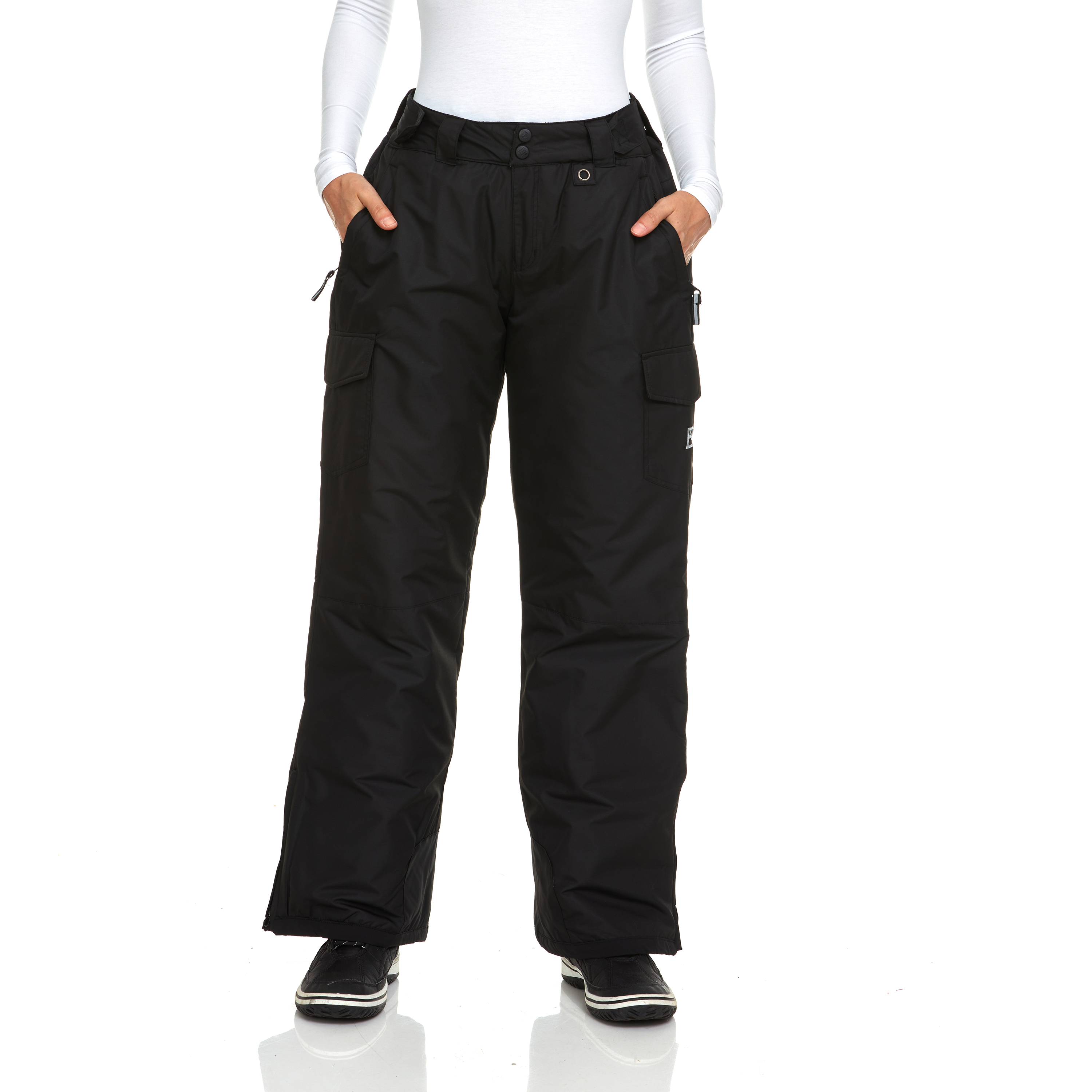 Avalanche Women’s Ski Cargo Pants Expandable-Waist (Standard and Plus Size)