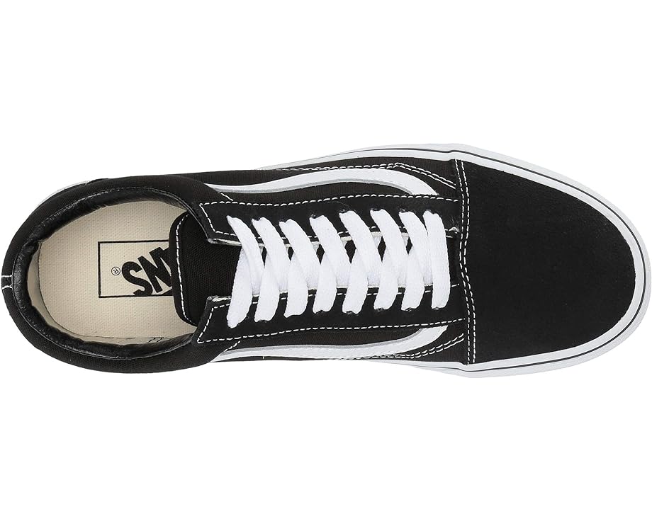Vans Unisex Old Skool Canvas Shoes - Black - 12 Women/10.5 Men