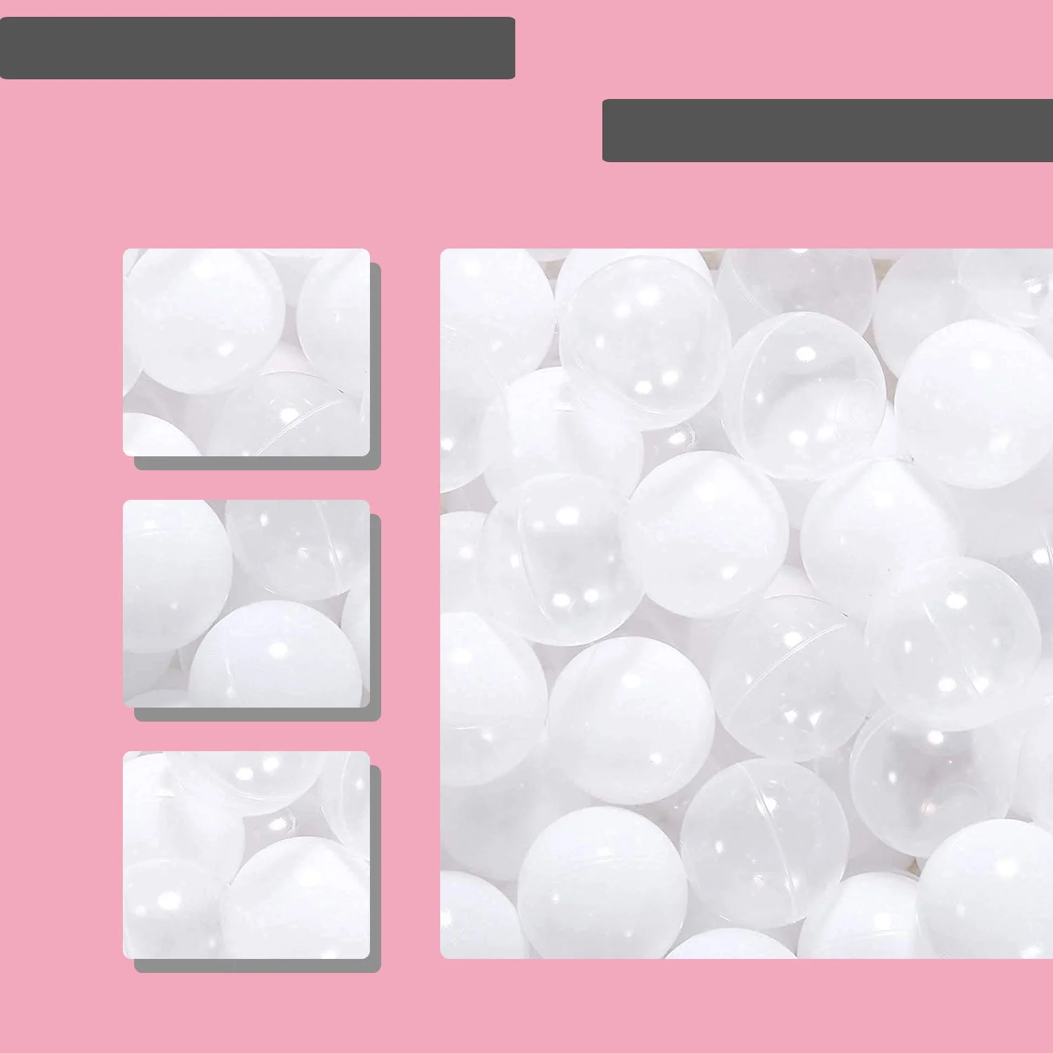 Balls for Ball Pit- Pack of 100