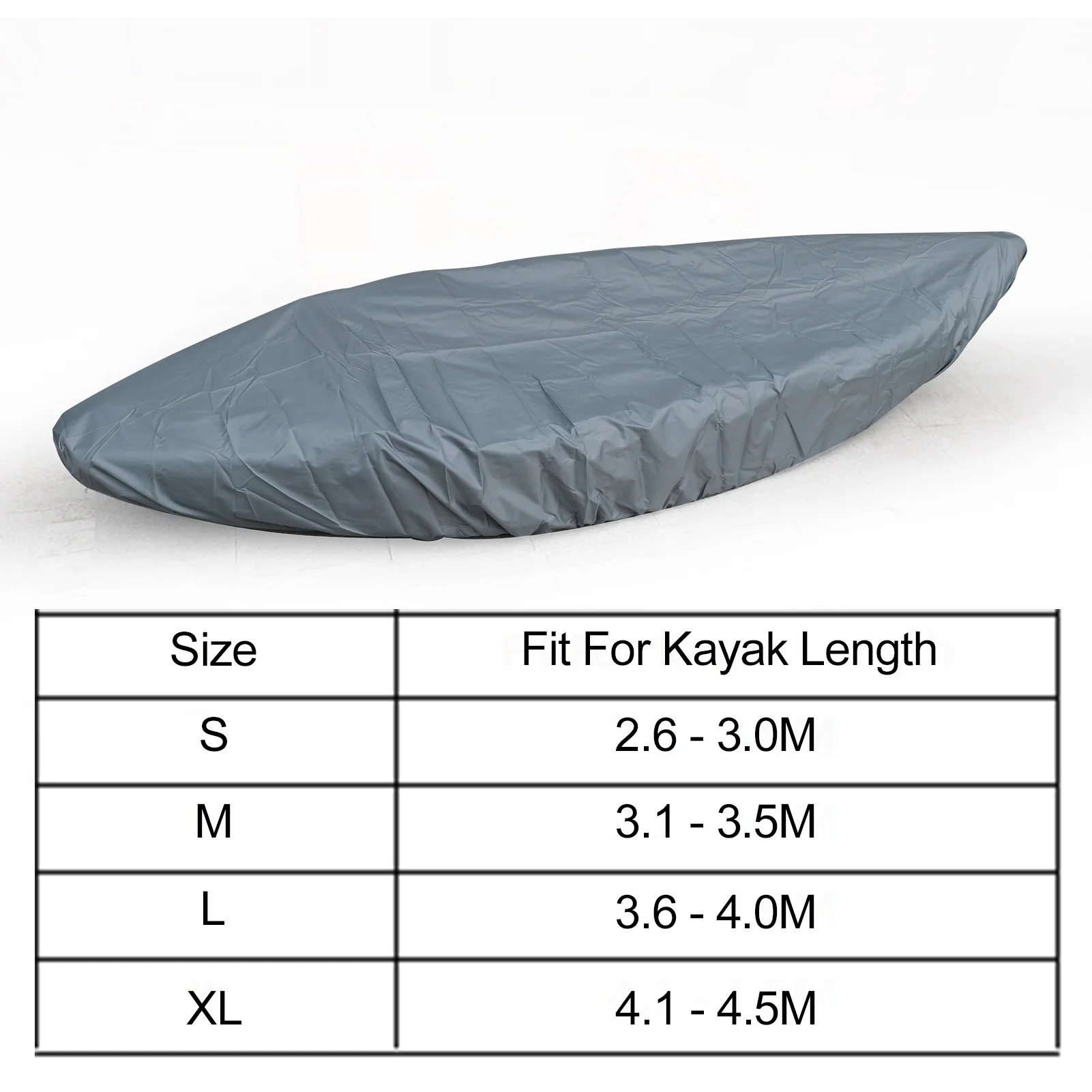 Lixada Waterproof UV Resistant Kayak Dust Cover for Kayak Canoe Paddleboard Storage Boat Cover