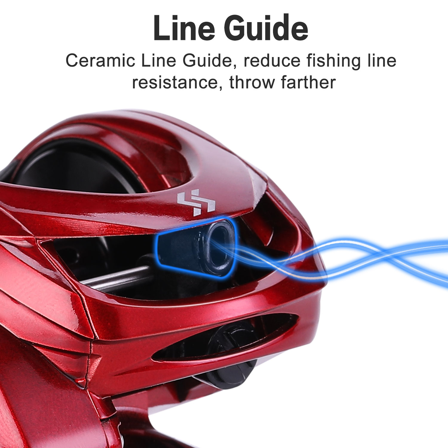 Sougayilang Baitcasting Reels Powerful 18lb Drag 9+1 Shielded Ball Bearings Baitcast Fishing Reel