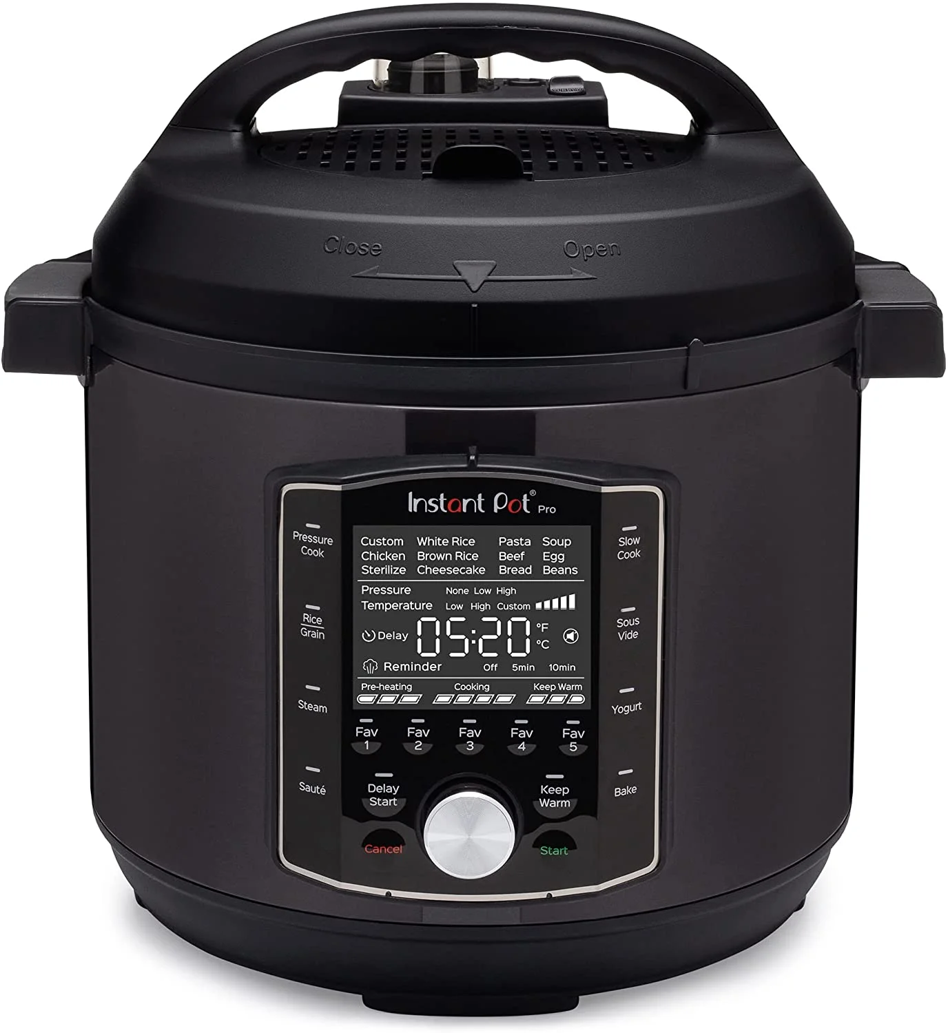 YONG 10-in-1 , Slow Cooker, Rice/Grain Cooker, 8 Quart & Ceramic Non Stick Interior Coated Inner Cooking Pot 8 Quart