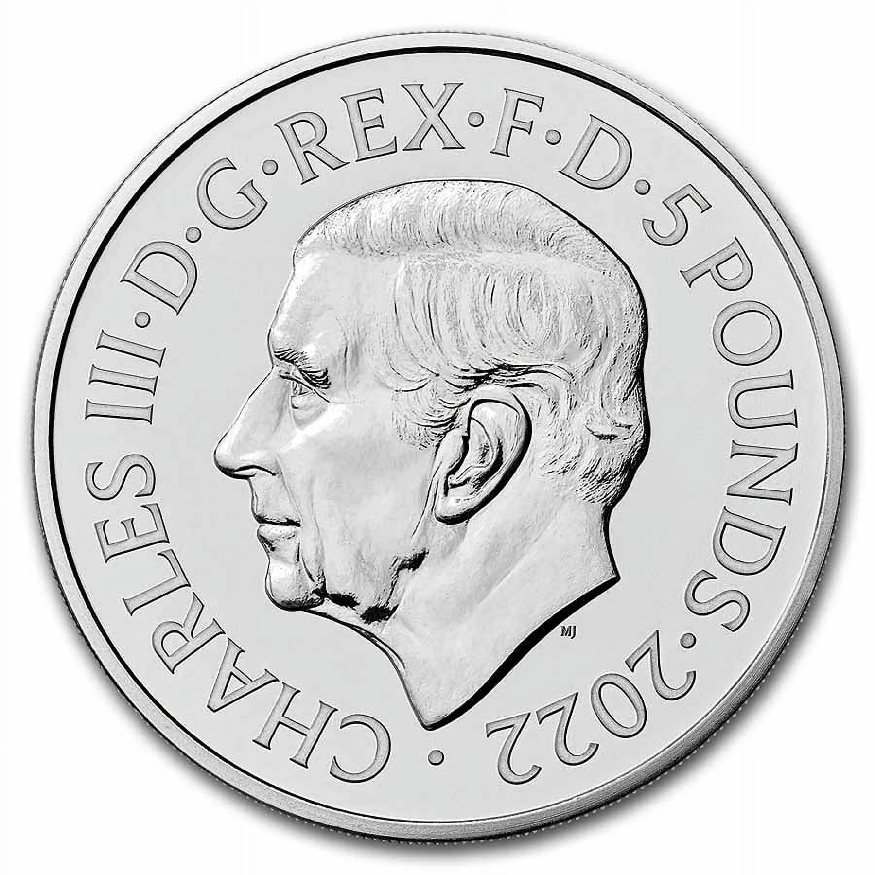 2022 Great Britain £5 Her Majesty Queen Elizabeth BU