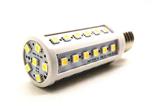 E26 Medium Screw Base Fitting LED Light Bulb DC 12V 20V Solar Grids Boat Fishing Lantern Navigation Low Volt Motor Home RV Yacht Bus Ferry Interior Camping Accent Lightings - Soft Warm White 3000K, 7W