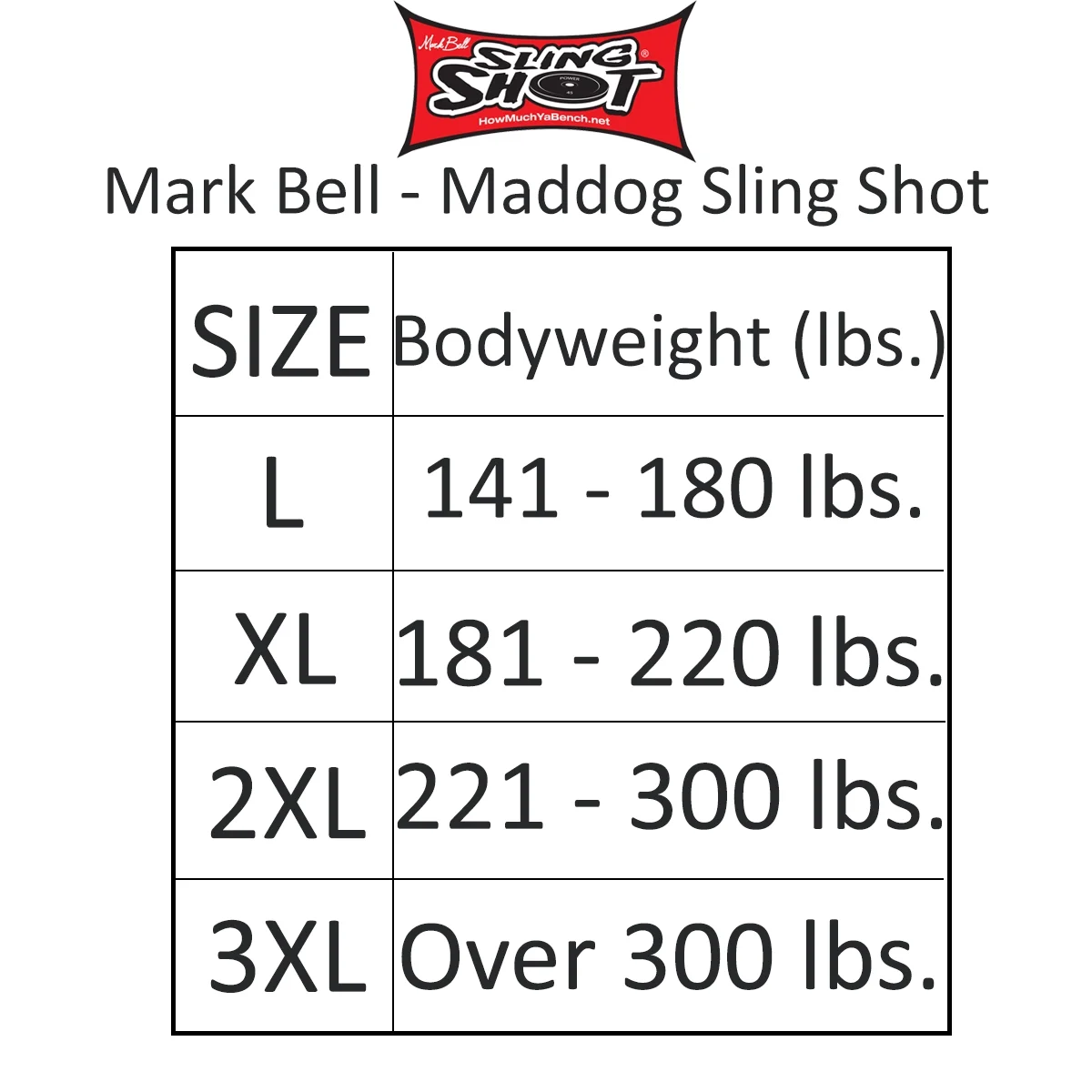 Sling Shot Maddog Power Lifting Band by Mark Bell - Large - Maroon