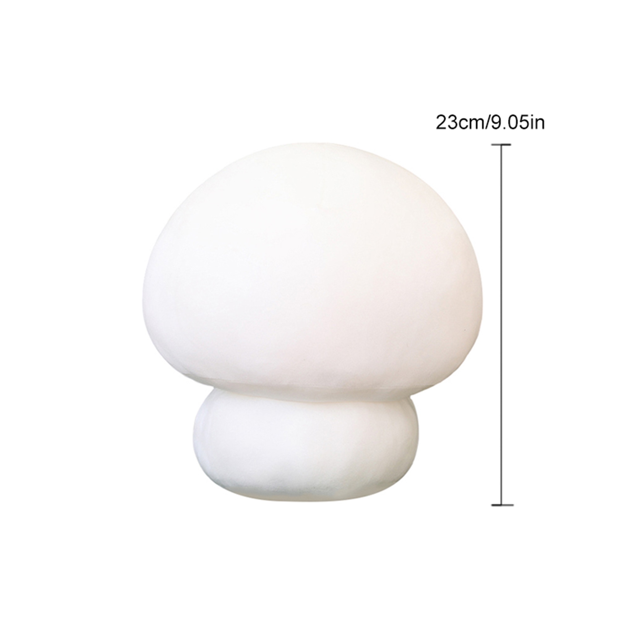 Thaisu Cute Mushroom Shaped Plush Toy, Reversible Soft Cartoon Stuffed Doll for Kids Adults Birthday Gift