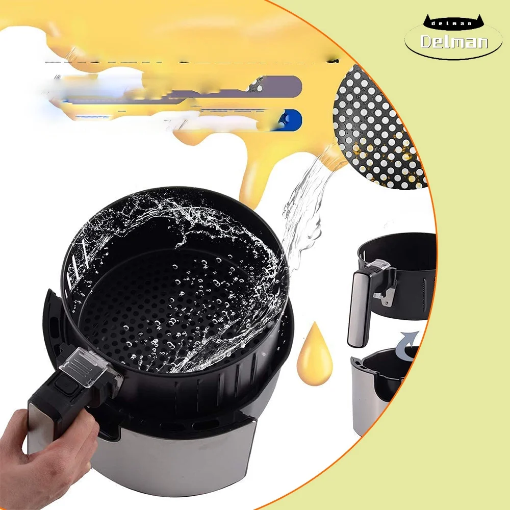 8-in-1 Basket Air Fryer Touch Cooking Programs, Digital Touchscreen