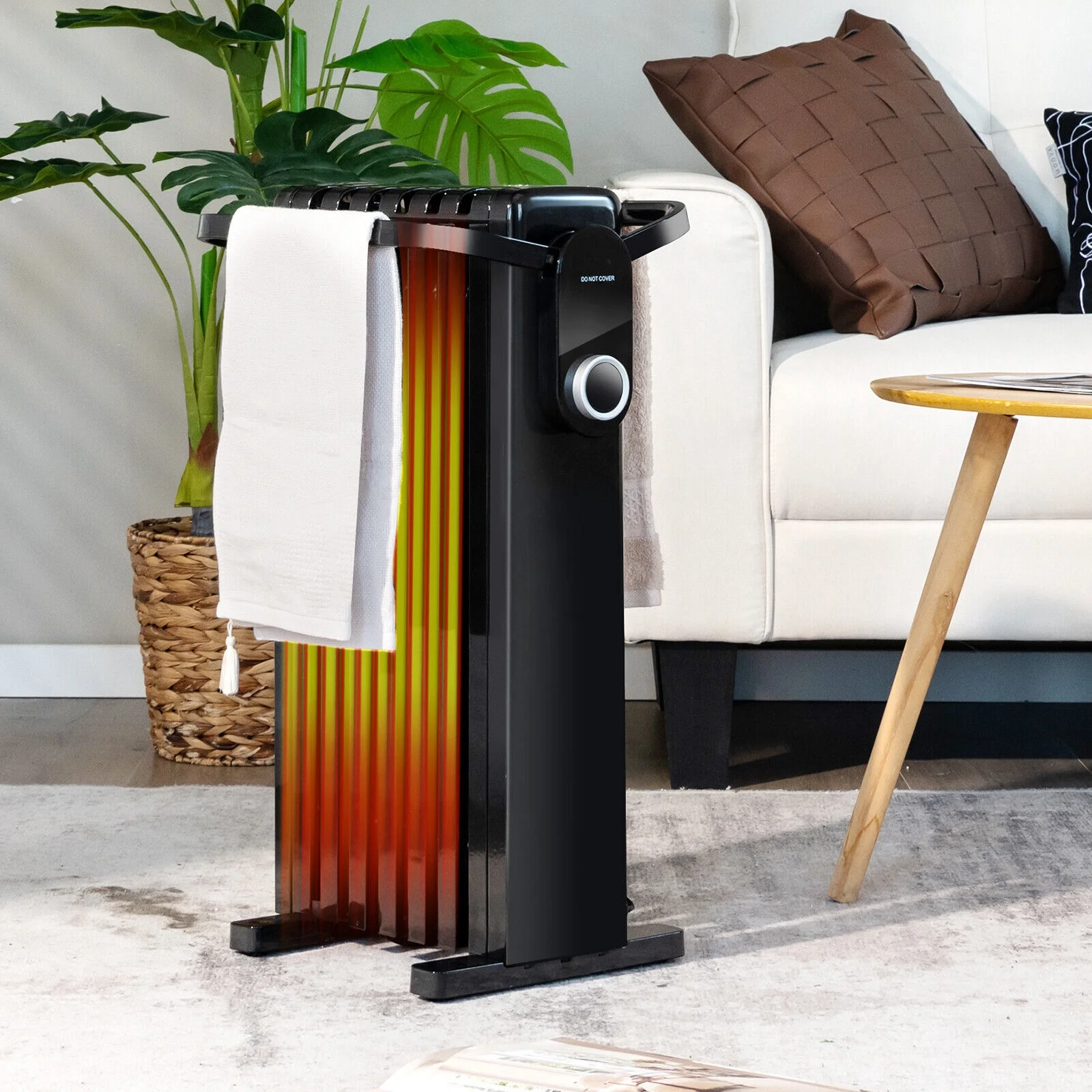 Energy-efficient Electric Oil Filled Radiator Heater - 18.0 - Stay Warm & Cozy