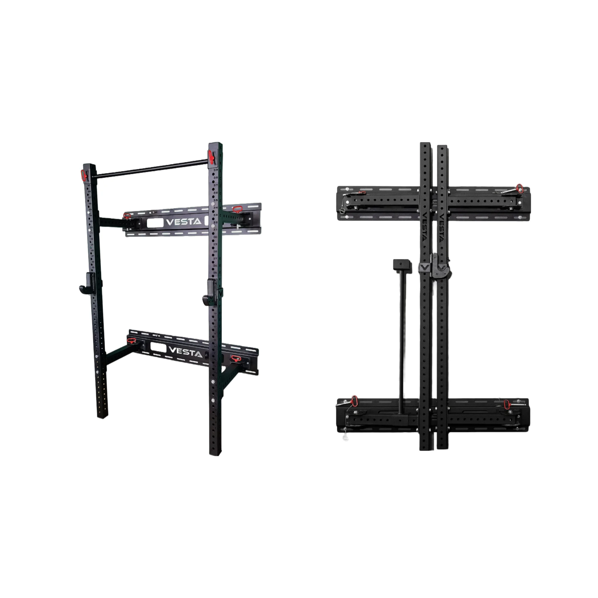 Vesta Fold Back Wall Mount Rack V2
