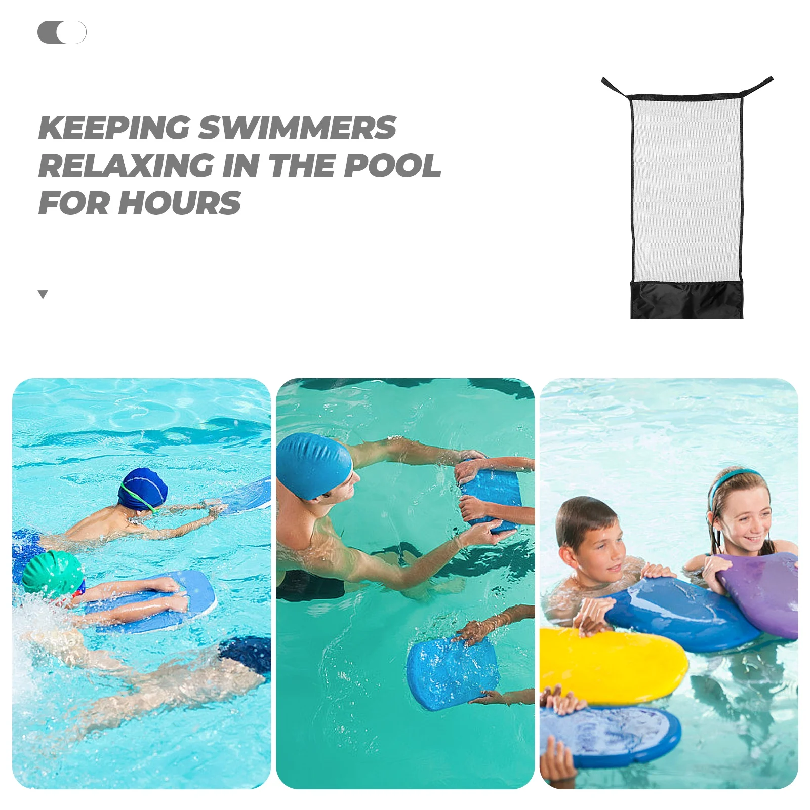 2 Pcs Swimming Pool Mesh Chair Net Bag Funny Float Portable Accessory Convenient