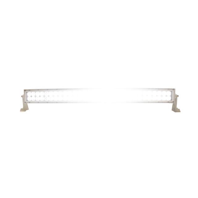 Race Sport MS180WW-WA - New - 30inch Marine Grade Wrap Around White Shell Light Bar with 180-Watt 60 x 3W High Intensity OSRAM LEDs