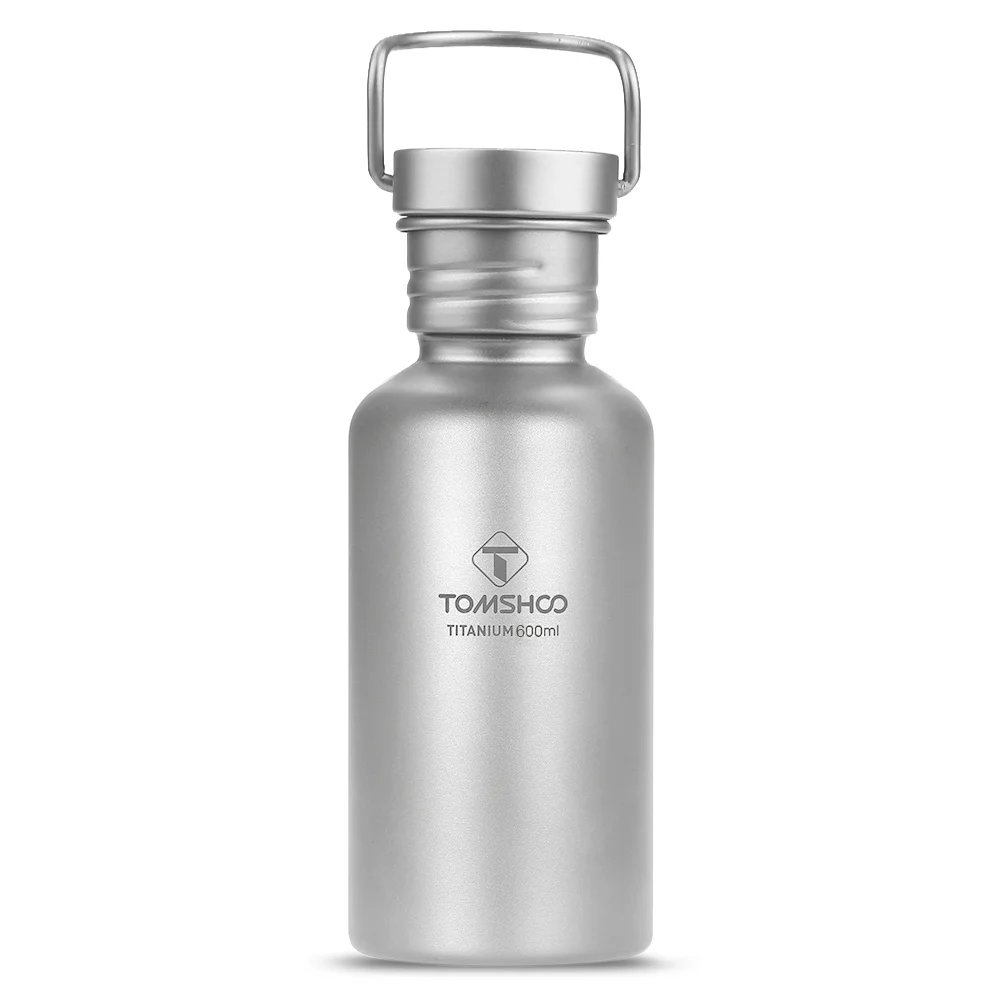 600ml Full Titanium Bottle Ultralight Outdoor Camping Hiking Cycling Bottle