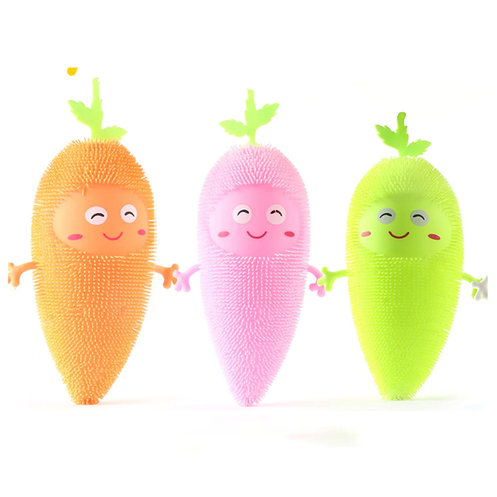 Travelwant Stretchy Carrot Squishy Toys Stress Toys Relief | Sensory Toys for Autistic Children Kids and Fidget Toys Easter Gifts for Girls Boys
