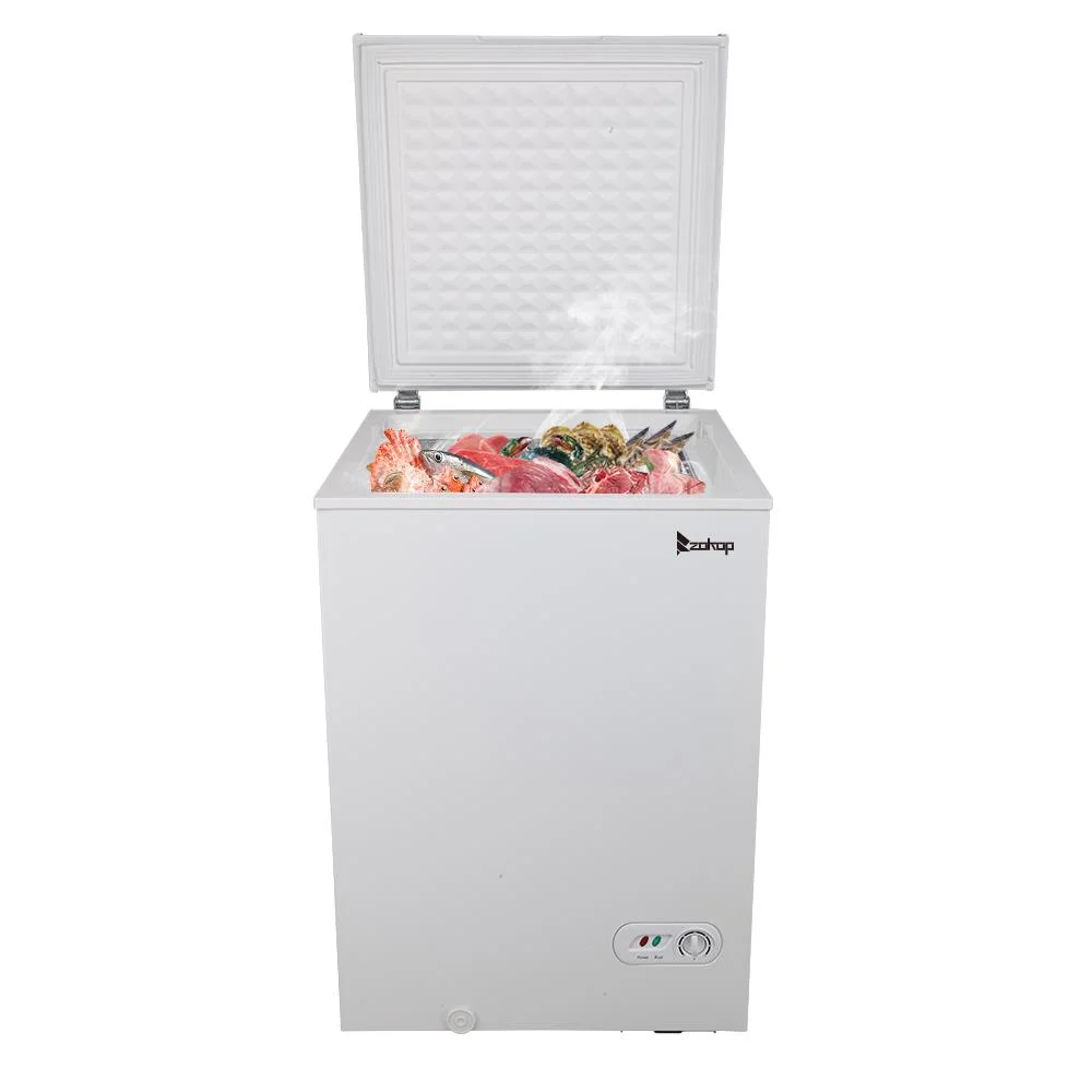 Ktaxon 3.5 Cu.ft Single Door Chest Freezer, White