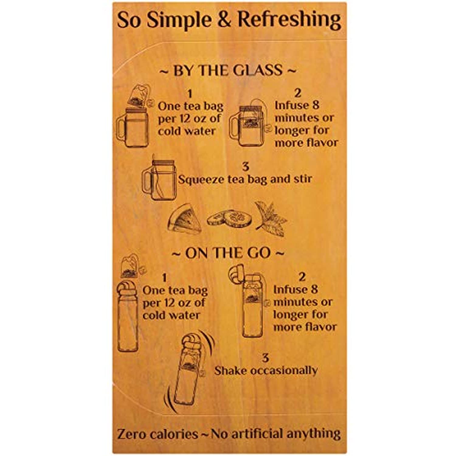 Bigelow Botanicals Cold Water Infusion Watermelon Cucumber Mint, Herbal, Caffeine Free, 18 Count (Pack Of 6), 108 Total Tea Bags