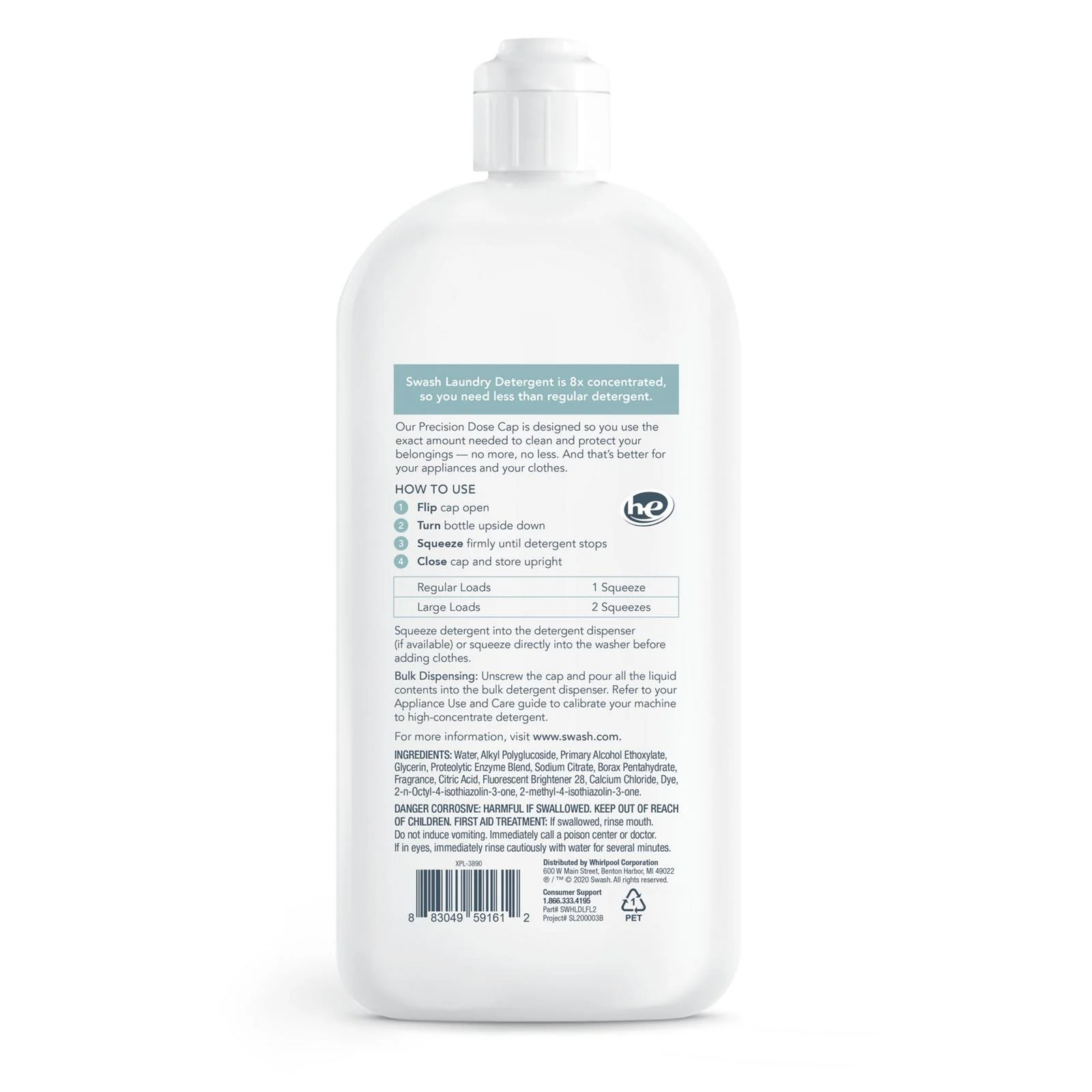 Swash by Whirlpool Pure Linen Liquid Laundry Detergent