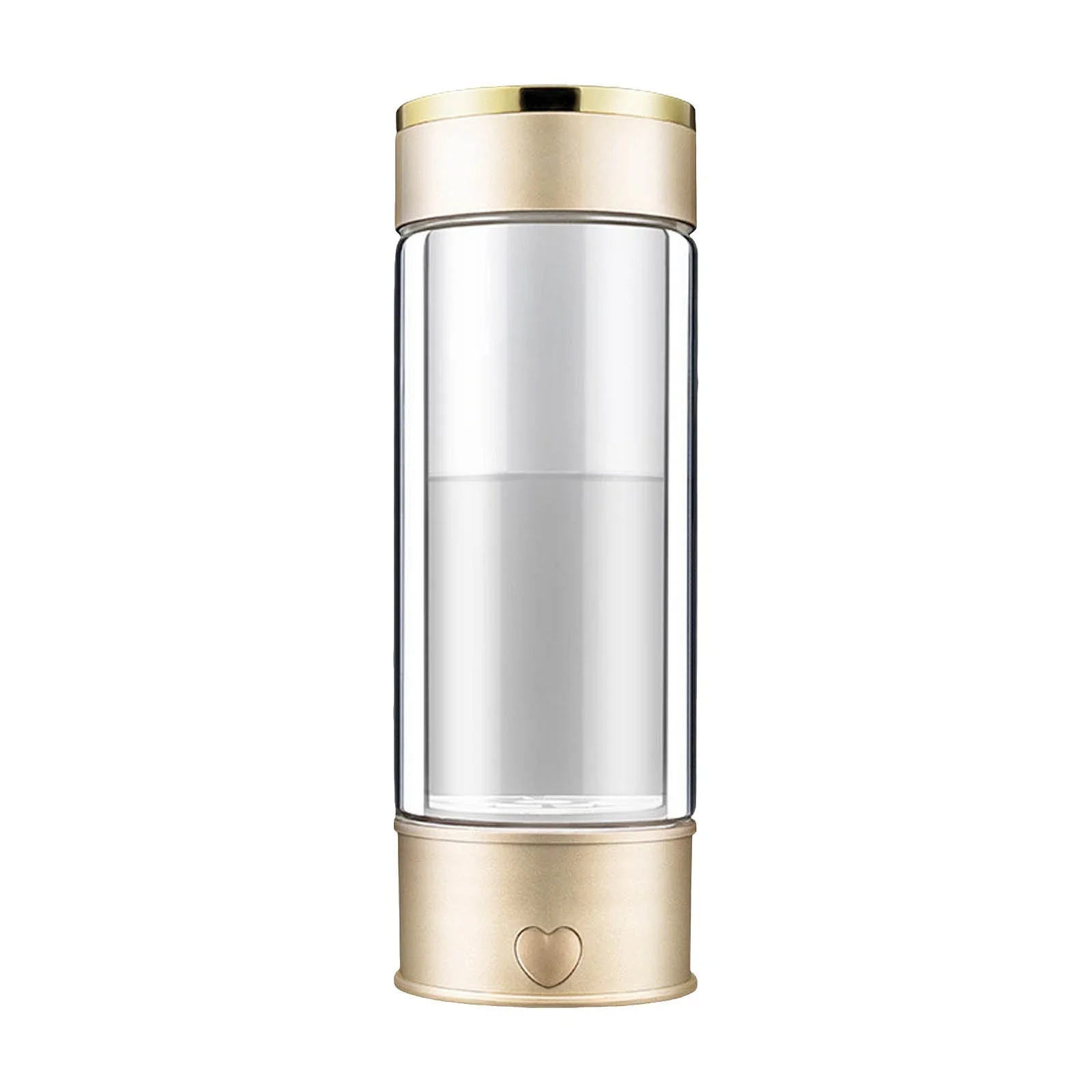 Nienjey 450Ml Coffee Cup With Usb Rechargeable Heating Thermos Water Cup For Business Office Home Hydrogen Rich Water Cup Water Vegetarian High Concentration Negative Ion Electrolysis Portable Health